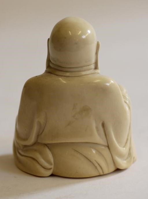 AN IVORY BUDDHA Image