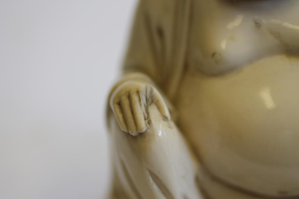 AN IVORY BUDDHA Image