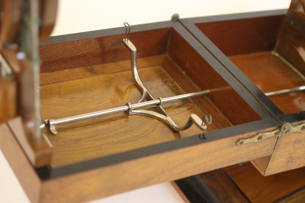 A WALNUT AND EBONISED CASED GRAPHOSCOPE Image