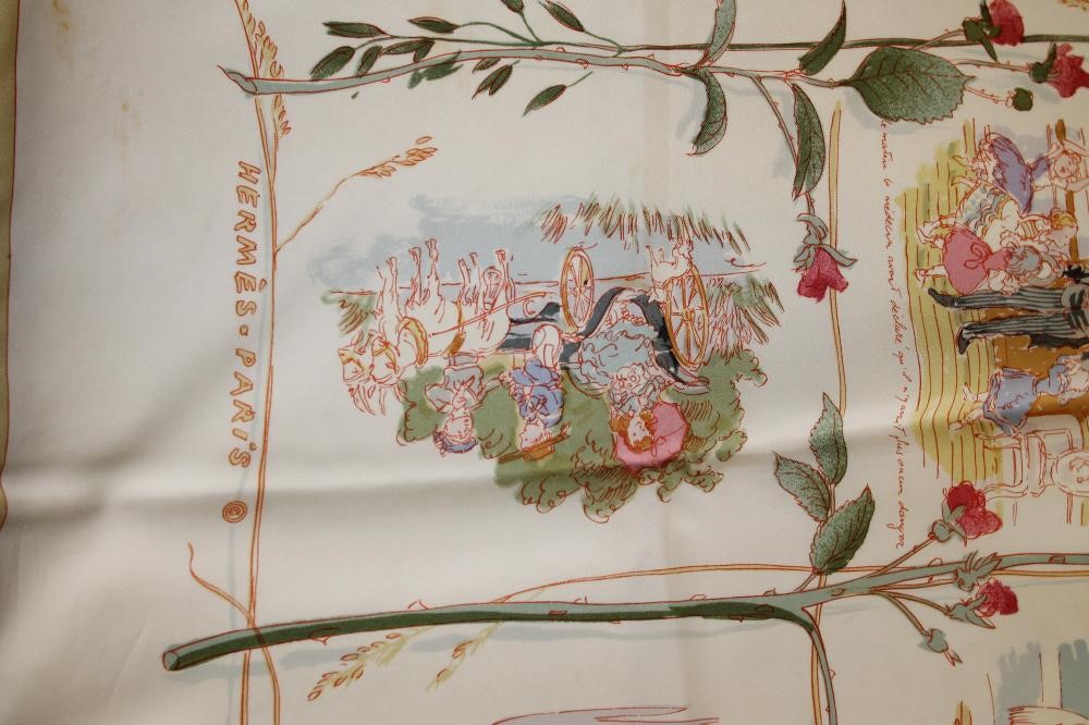 AN HERMES SILK SCARF Image