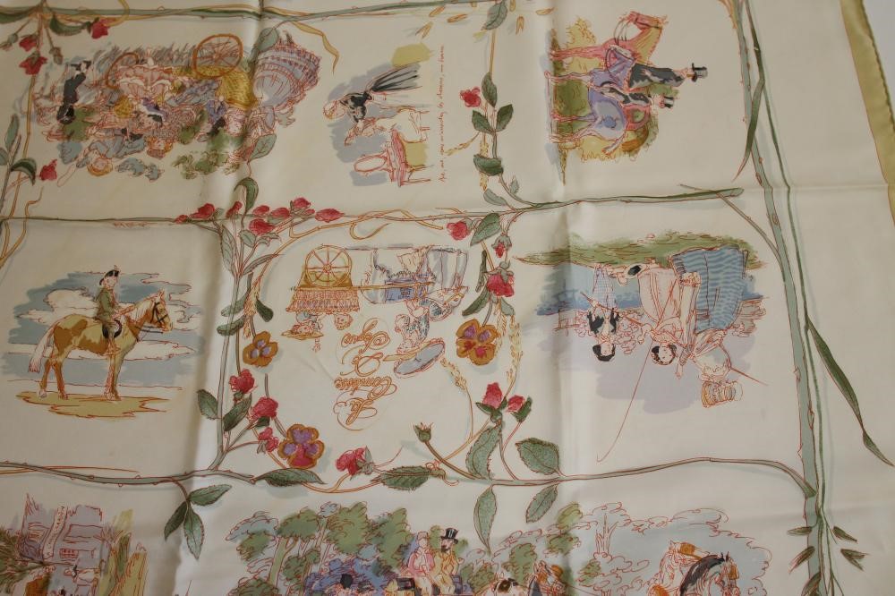 AN HERMES SILK SCARF Image