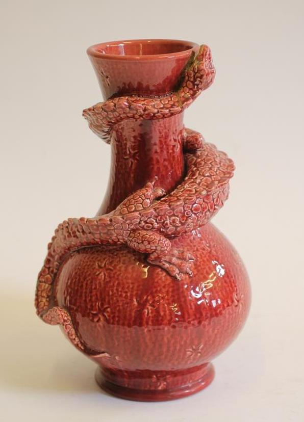 A BURMANTOFTS FAIENCE VASE Image