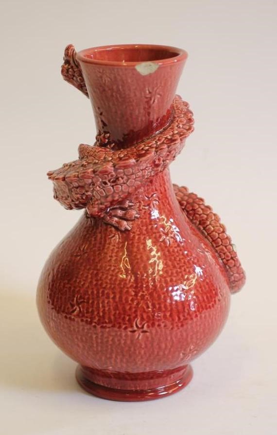 A BURMANTOFTS FAIENCE VASE Image