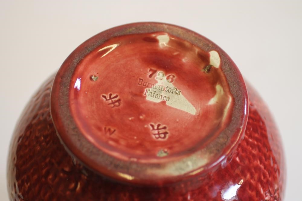 A BURMANTOFTS FAIENCE VASE Image