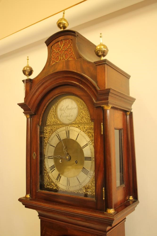 A MAHOGANY LONGCASE CLOCK signed Thomas Budgen Image