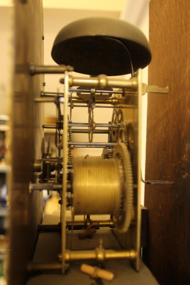 A MAHOGANY LONGCASE CLOCK signed Thomas Budgen Image