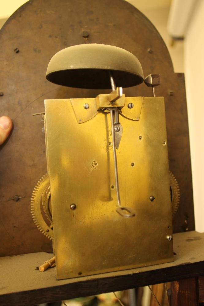 A MAHOGANY LONGCASE CLOCK signed Thomas Budgen Image