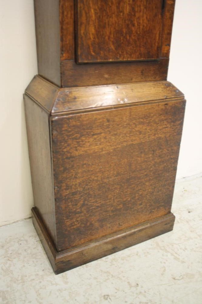 AN OAK LONGCASE CLOCK signed Gilbert Kidd Senior Image