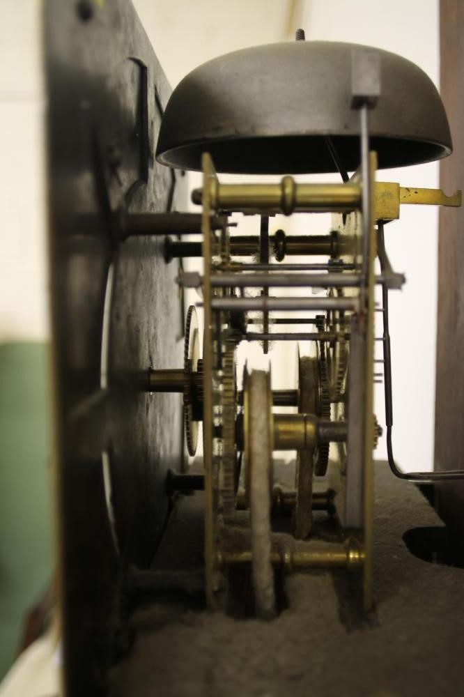 AN OAK LONGCASE CLOCK signed Gilbert Kidd Senior Image