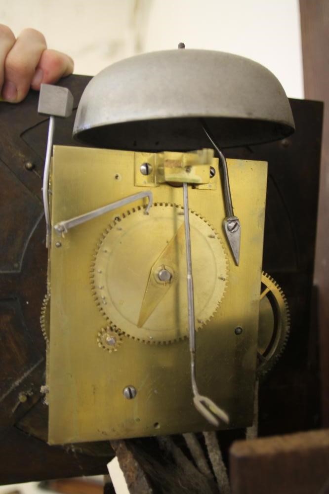 AN OAK LONGCASE CLOCK signed Gilbert Kidd Senior Image