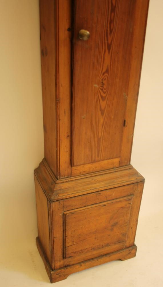 A PITCH PINE LONGCASE CLOCK by Thomas Lister Image
