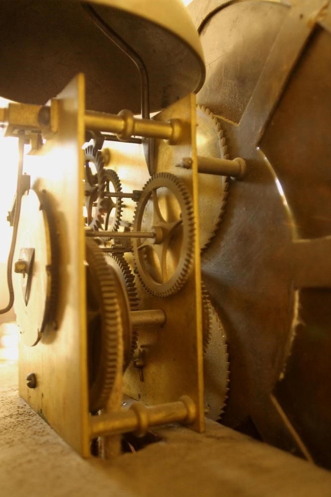 A PITCH PINE LONGCASE CLOCK by Thomas Lister Image