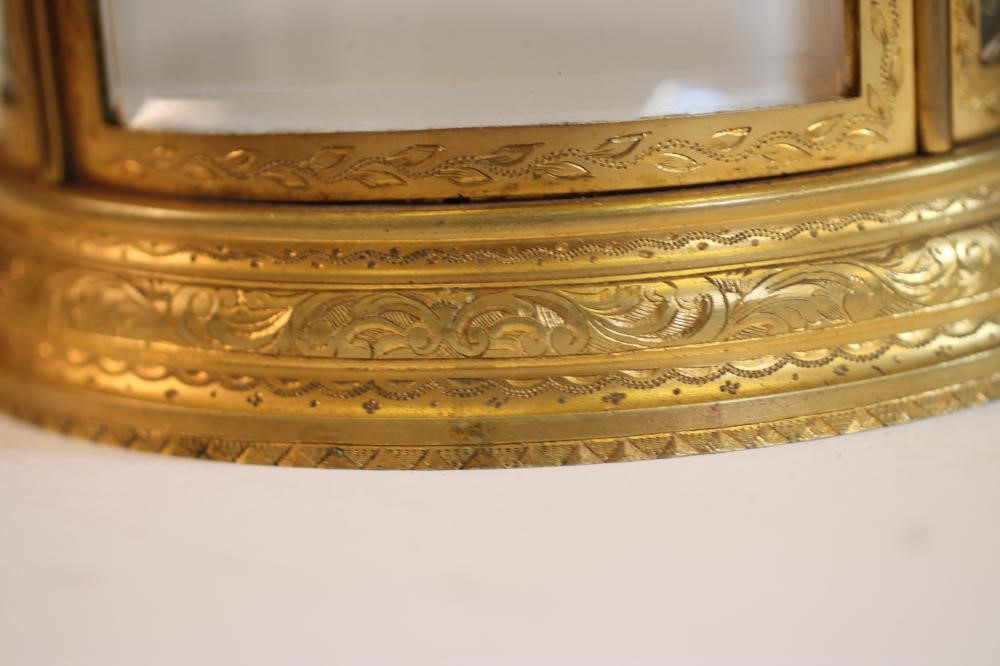 A FRENCH BRASS STRIKING AND REPEATING CARRIAGE CLOCK Image