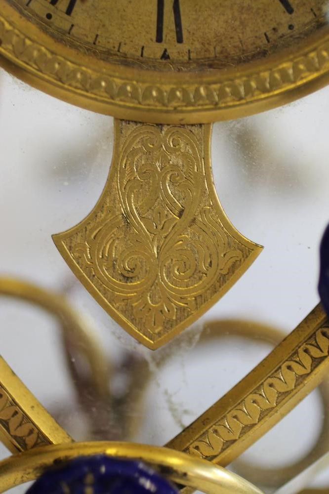 A VICTORIAN STRUT CLOCK Image