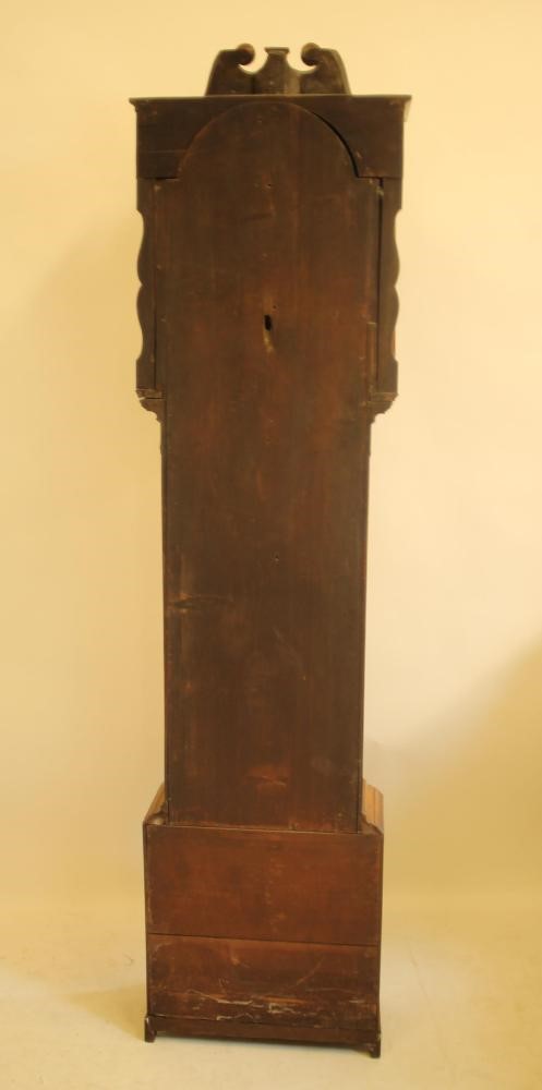 A MAHOGANY LONGCASE CLOCK signed James Shaw Image