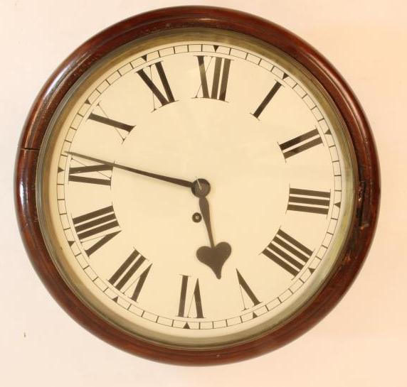 A VICTORIAN WALL CLOCK Image