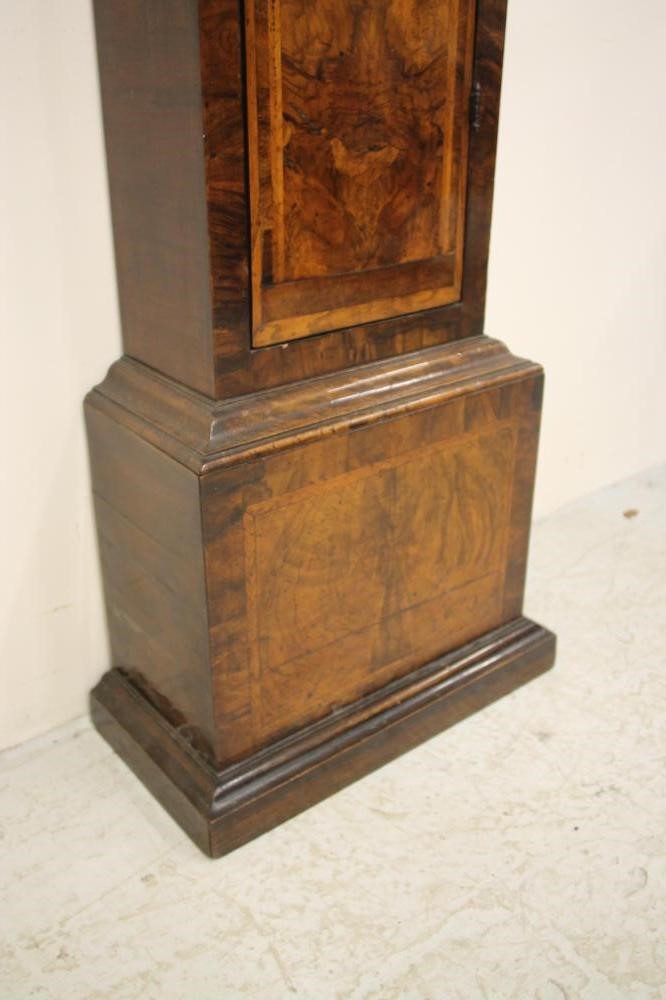 A WALNUT LONGCASE CLOCK signed James Stevens Image