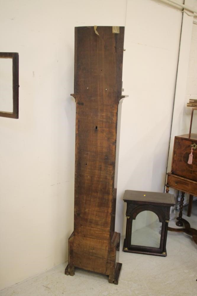 A WALNUT LONGCASE CLOCK signed James Stevens Image