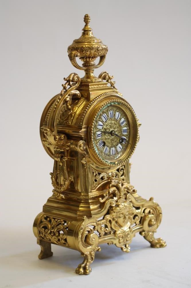 A FRENCH MANTEL CLOCK by JAPY FRERES Image
