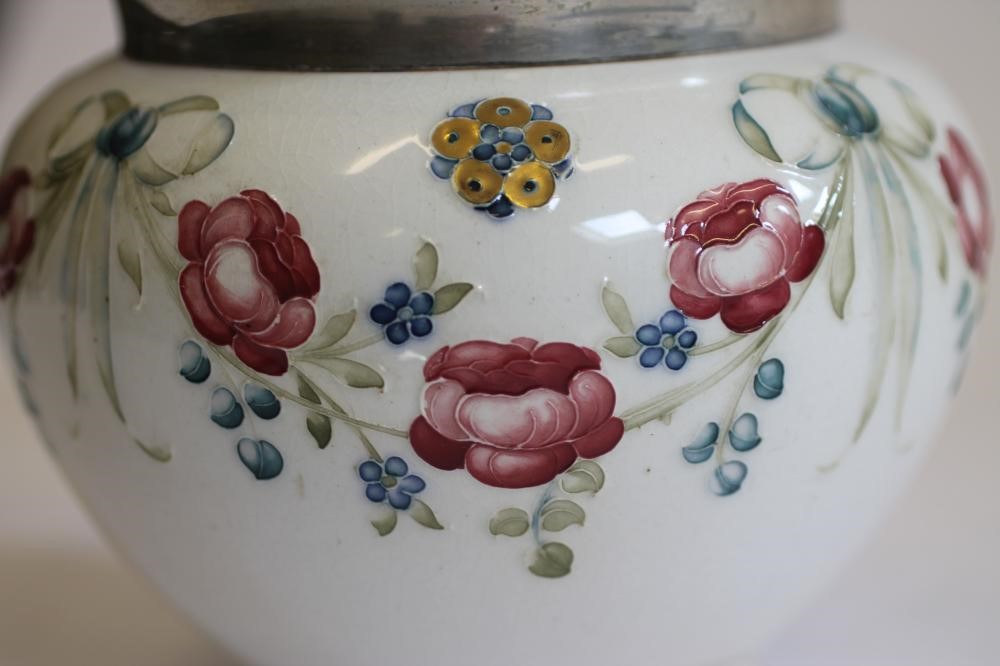 A MACINTYRE MOORCROFT POTTERY BISCUIT BARREL Image