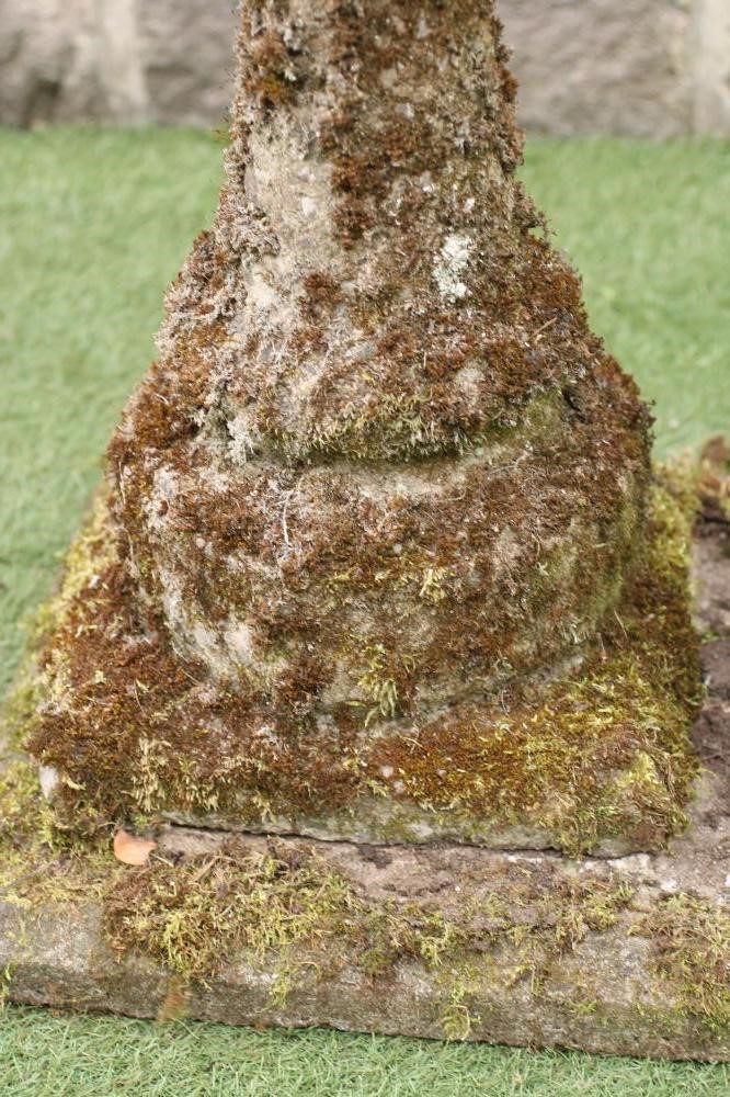 A COMPOSITION STONE BIRD BATH of circular form Image