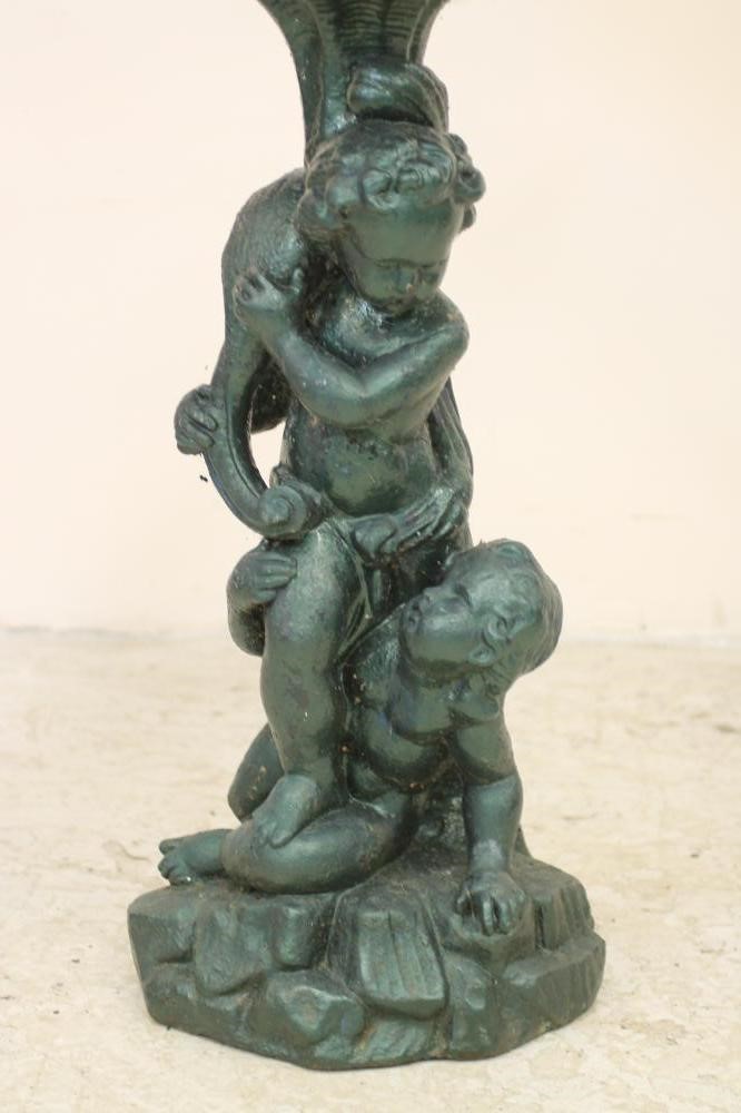 A VICTORIAN CAST IRON FOUNTAIN Image