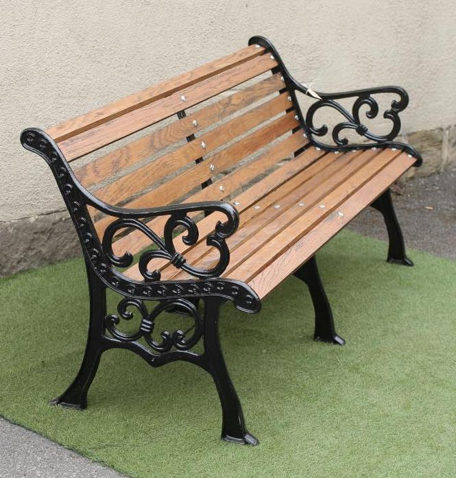 Victorian outdoor store bench