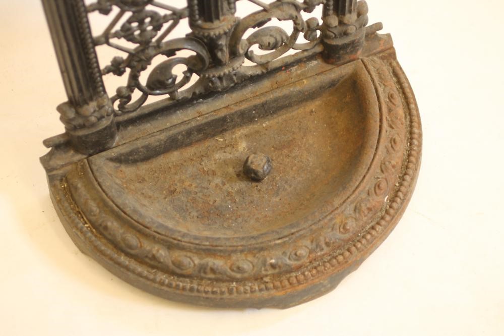 A VICTORIAN CAST IRON STICK STAND Image