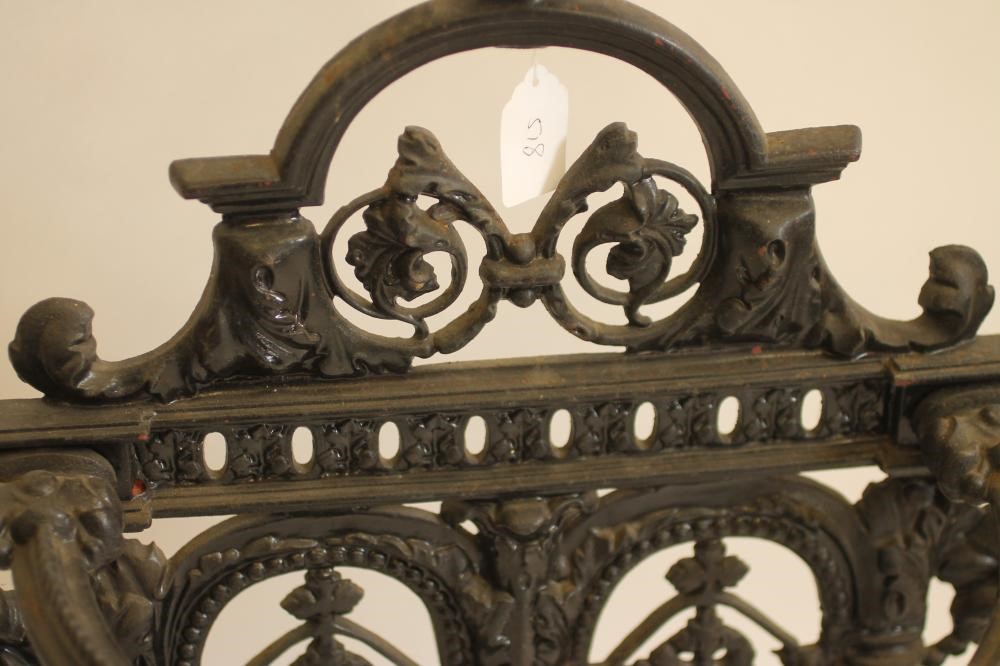 A VICTORIAN CAST IRON STICK STAND Image