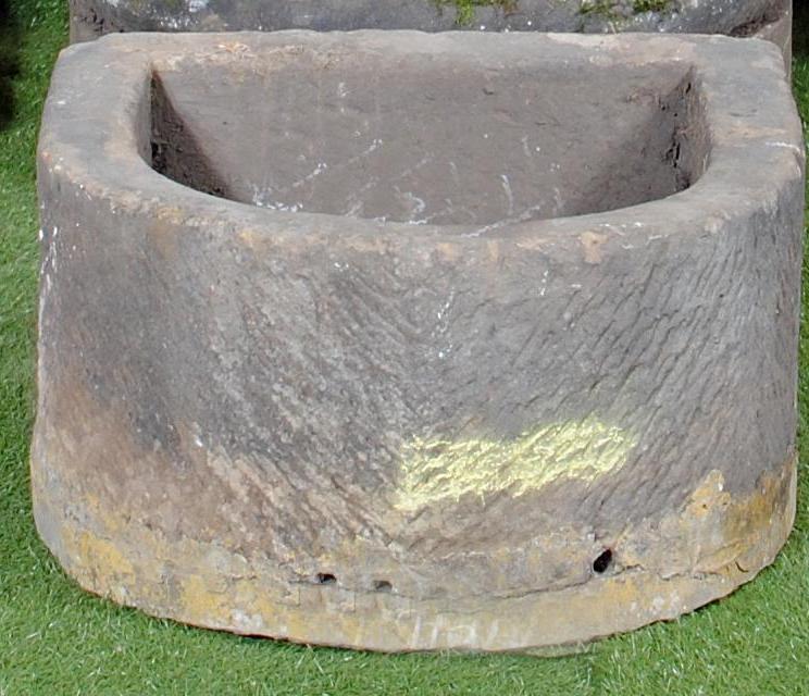 A SANDSTONE TROUGH of deep D form Image