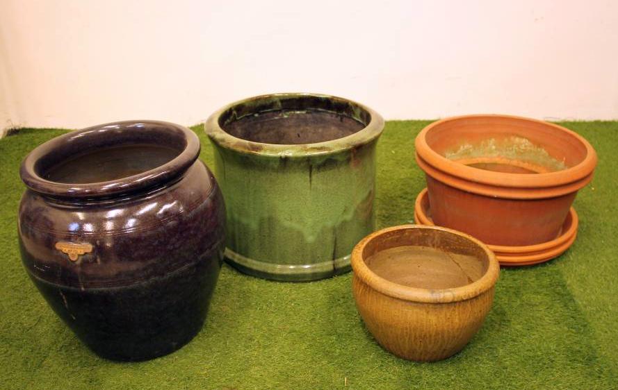 A SALT GLAZED POTTERY PLANTER by Errington Bray & Co. Ltd. Image