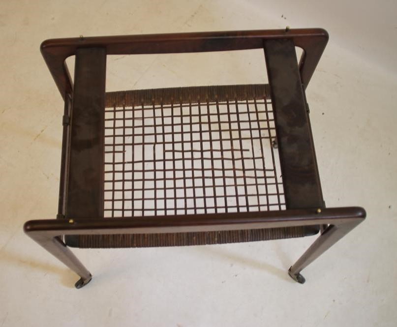 A DANISH ROSEWOOD TROLLEY TABLE Image
