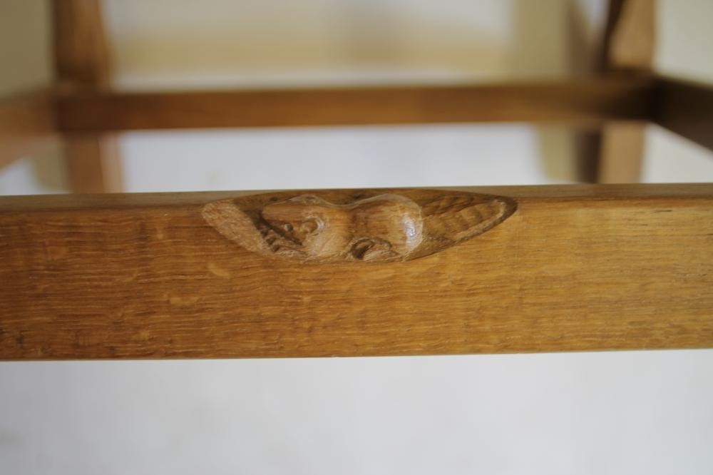 A PAIR OF OAK ELBOW CHAIRS by Colin Almack "Beaverman" Image