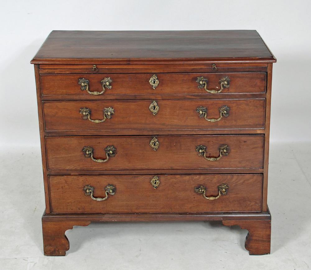 A GEORGE III MAHOGANY CHEST Image