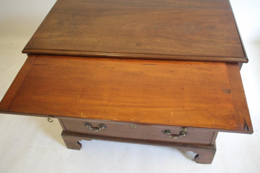 A GEORGE III MAHOGANY CHEST Image