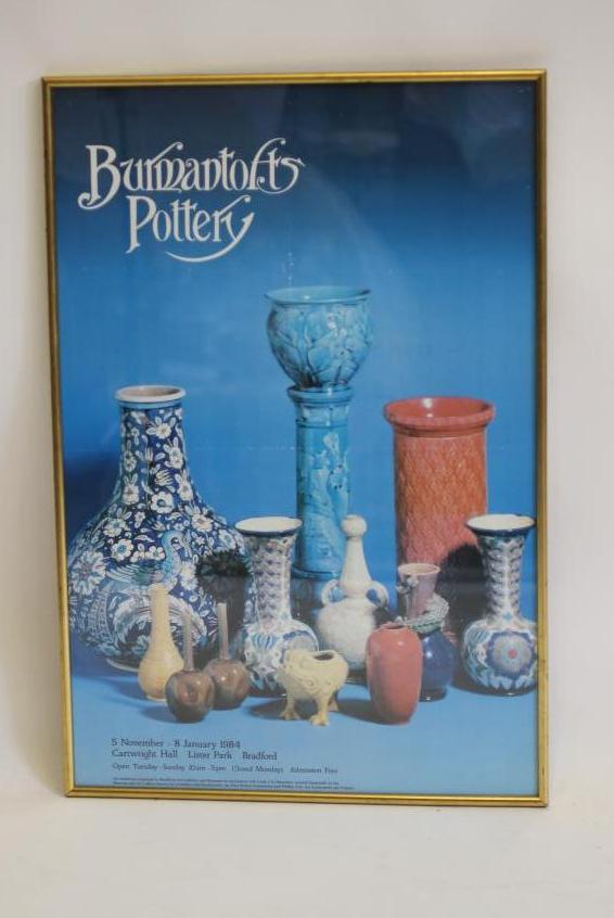 A BURMANTOFTS EXHIBITION POSTER Image