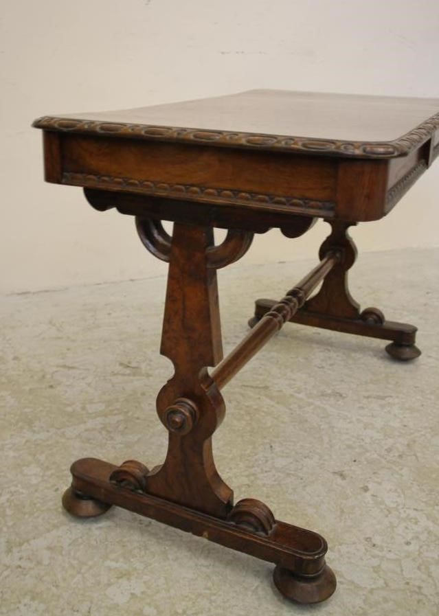 A VICTORIAN POLLARD OAK PILLAR END OCCASIONAL TABLE Image