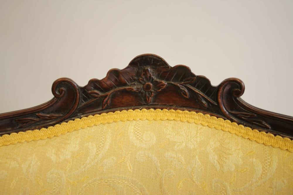 A GEORGIAN MAHOGANY OPEN ARMCHAIR Image