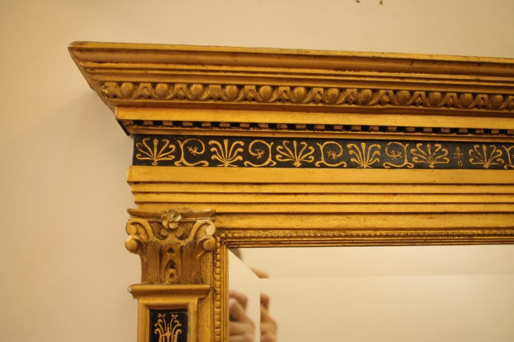 A GILT WOOD PIER GLASS Image