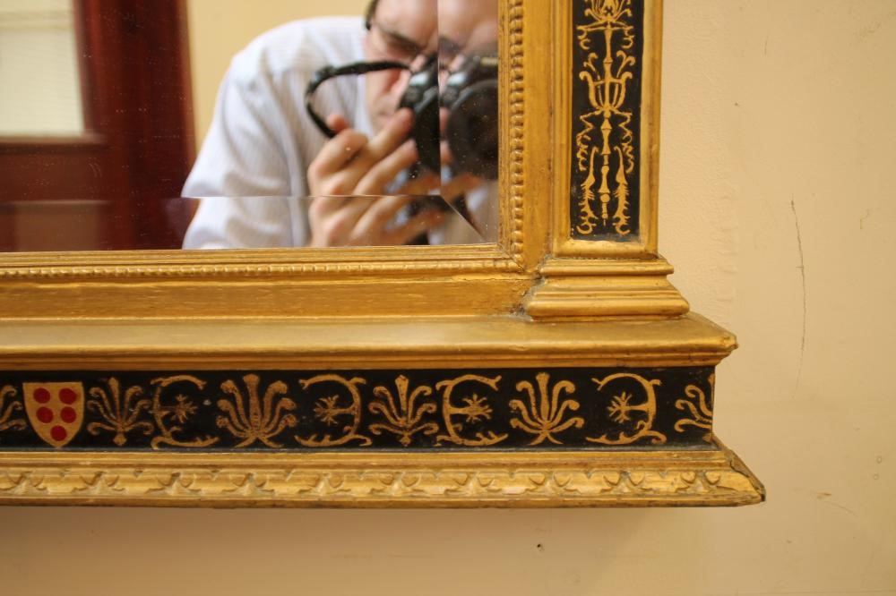 A GILT WOOD PIER GLASS Image