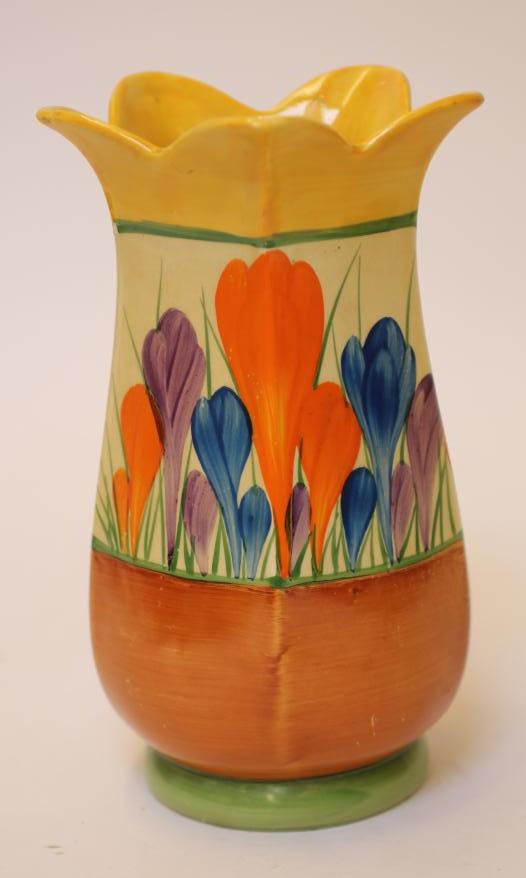 A CLARICE CLIFF NEWPORT POTTERY BIZARRE VASE Image