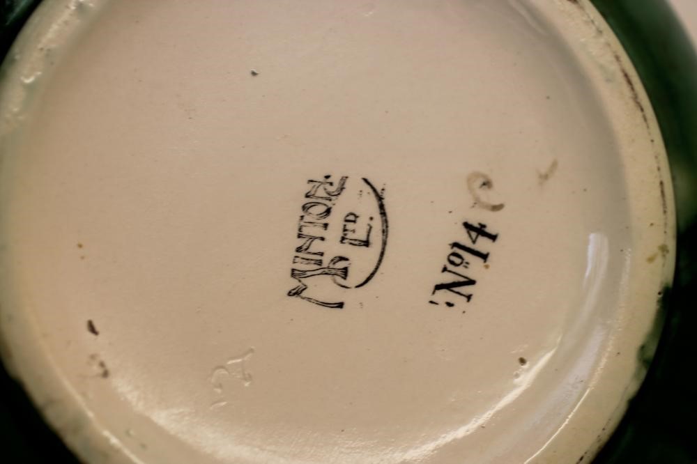 A MINTONS LTD. POTTERY SECESSIONIST TOILET JUG AND BOWL Image