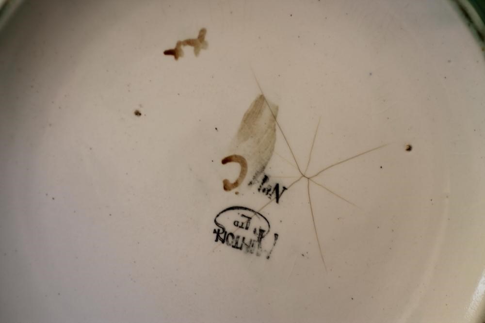 A MINTONS LTD. POTTERY SECESSIONIST TOILET JUG AND BOWL Image