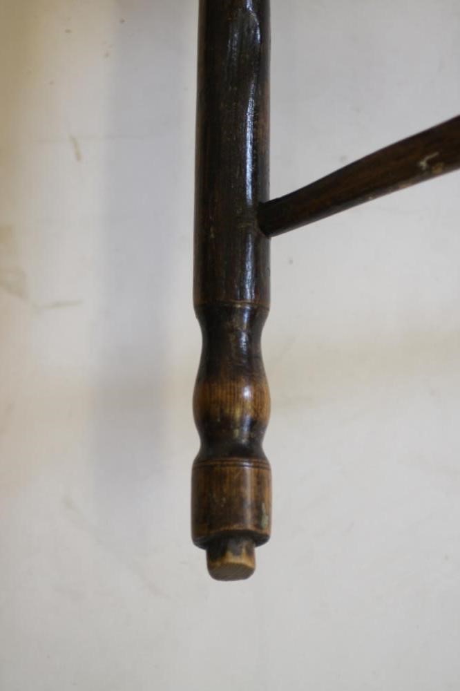 AN ASH AND ELM WINDSOR ARMCHAIR Image