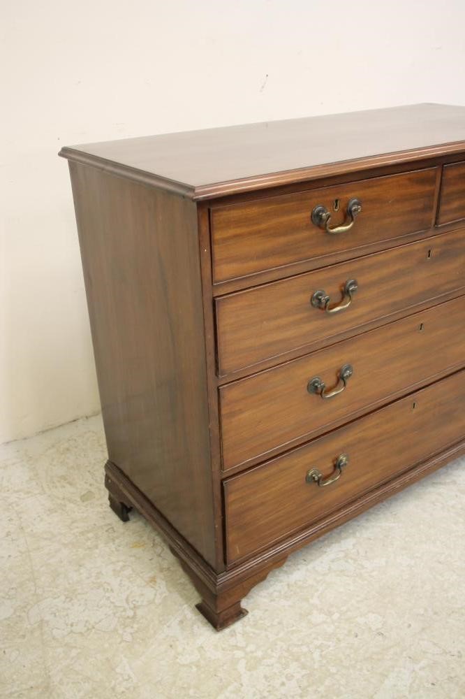 A GEORGE III MAHOGANY CHEST Image