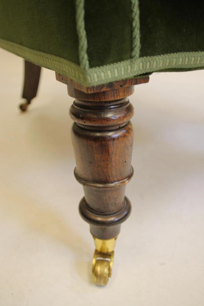 AN OAK FRAMED TUB CHAIR Image