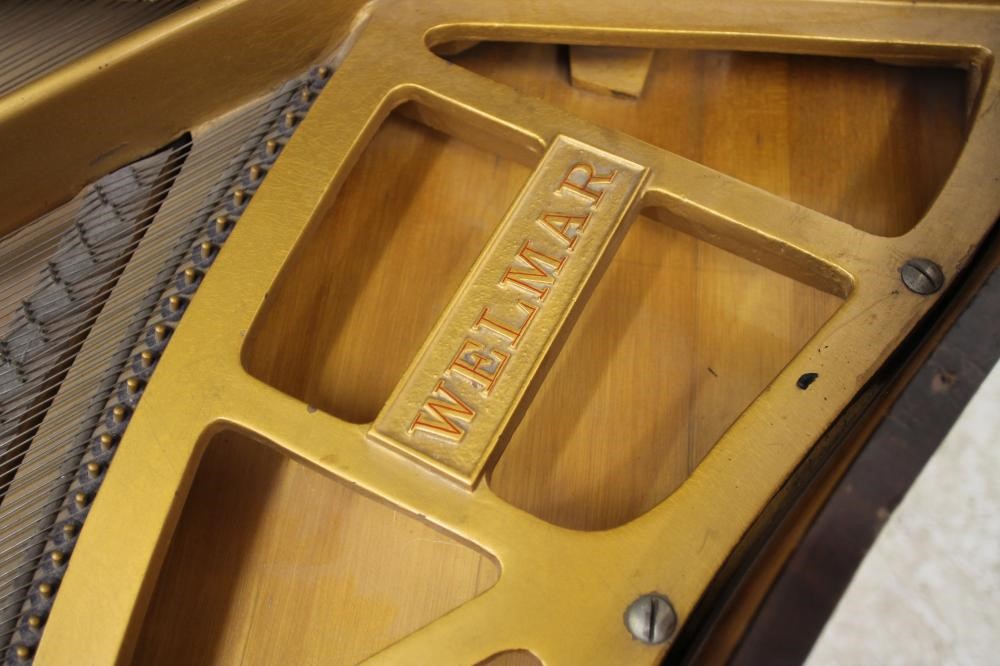 A MAHOGANY CASED BABY GRAND WELMAR PIANO by Bluthner & Co Image