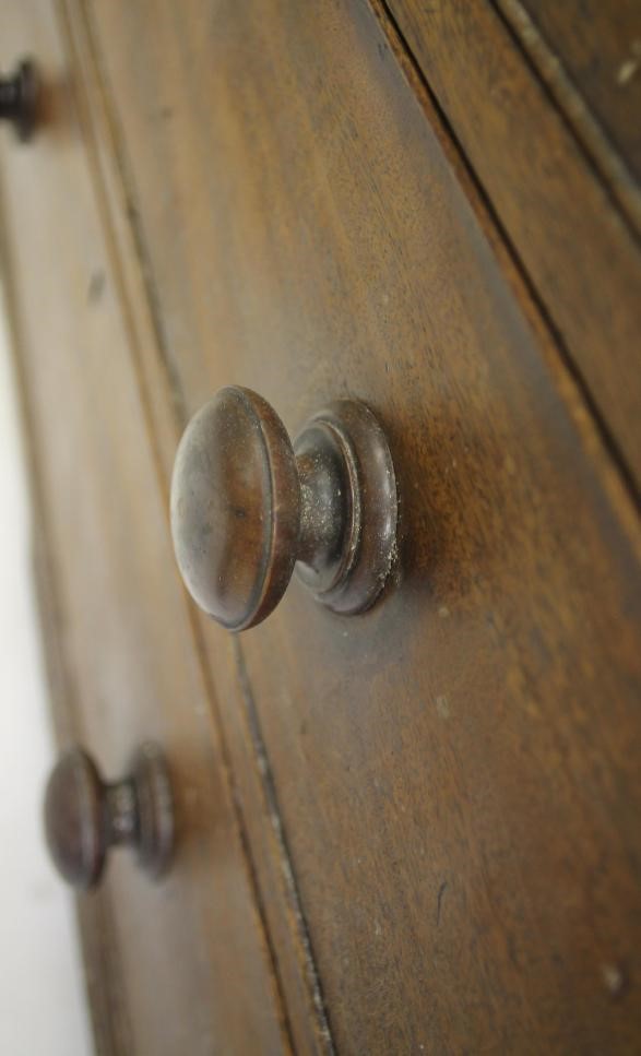 A REGENCY MAHOGANY AND EBONY STRUNG CHEST Image