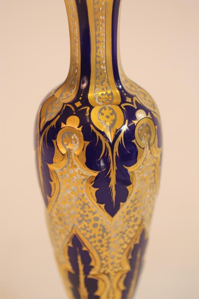 A BOHEMIAN GLASS VASE Image