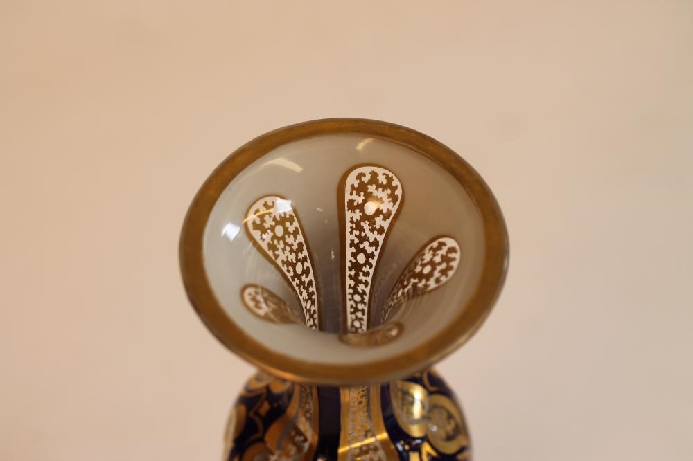 A BOHEMIAN GLASS VASE Image